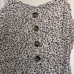 Animal print dress